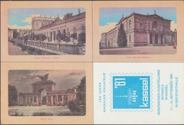 Allemagne Fédérale 1981. 3 Entiers Illustrés TSC Se-tenant. Château De L'Orangerie, Galerie De Peintures, Auertor Kassel - Châteaux