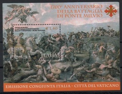 Italia - Repubblica 2012 "1700° Anniversario Della Battaglia Di Ponte Milvio €. 1,40", Nuovo In Foglietto - Blocks & Sheetlets