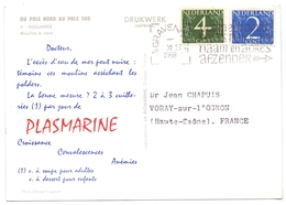 Carte Pub Ionyl Biomarine Hollande Moulins A Vent - Lettres & Documents