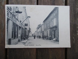 CPA 79 SAUZE VAUSSAIS GRAND'RUE COMMERCES ENSEIGNE SABOT SABOTIER ANIMEE - Sauze Vaussais