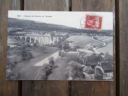 CPA SUISSE VIADUC DE BOUDRY ET L'AREUSE - Boudry