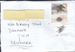 Israel 2019 Homemade Cover Lettre To BRØNDBY STRAND Denmark Australian Light Horse Regiment 1917 Pferd Cheval W. Tab - Cartas & Documentos