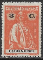Cabo Verde – 1922 Ceres Type 3 Centavos - Guinea Portuguesa