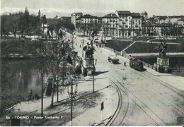 4503 " TORINO-PONTE UMBERTO I° "ANIMATA-TRAMWAY-CART. POST.ORIG. NON SPED - Brücken