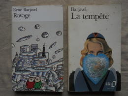Vintage - 2 Livres De René Barjavel Gallimard Années 1985/2003 - Gallimard 1000 Soleils
