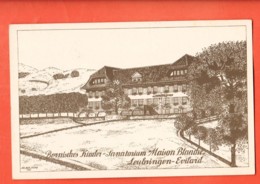 PEPC-27 Leubringen Evilard Sanatorium Maison Blanche, Dessin. Non Circulé - Evilard