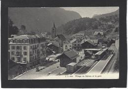 CPA Suisse Helvétia Schweiz Svizzera Non Circulé Gare Station Chemin De Fer Train SALVAN - Salvan