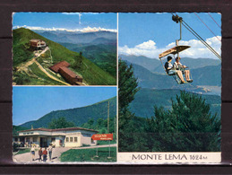 343f * MONTE LEMA * MIGLIEGLIA * STAZIONE SEGGIOVIA * IN 3 ANSICHTEN * LEICHTER EINRISS ** !! - Miglieglia