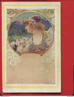 Illustrateur Art Nouveau LESSIEUX  Jeune Femme Bijoux Circa 1905 - Lessieux