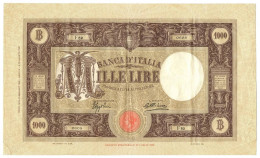 1000 LIRE BARBETTI GRANDE M TESTINA FASCIO I TIPO AZZOLINI 02/01/1932 BB/SPL - Otros