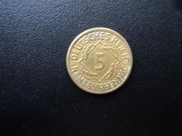 ALLEMAGNE : 5 RENTENPFENNIG   1924 F   KM 32     SUP - 5 Rentenpfennig & 5 Reichspfennig