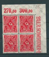MiNr. 225 ** Oberrand Bogenecke - Unused Stamps