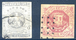 Venezuela, N°9 Oblitéré, Cote 400€ - (+ N°16 C.5€) - (F618) - Venezuela