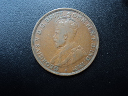 AUSTRALIE : 1 PENNY  1920 (m & Sy)   KM 23     TB / TTB - Penny