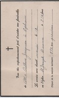 Carton Invitation à Funérailles/CANADA/ Monsieur Arthur JACQUES/Eglise St Joseph/BEAUCE/Vers 1940-45   FPD118 - Décès