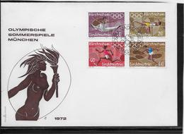 Thème Jeux Olympiques  - Munich 1972  - Sports - Enveloppe - Ete 1972: Munich