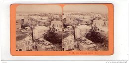 PHOTO STÉREO , Liban ( Lebanon ), Vue Générale De Tyr , ( Vers 1870 ) , éd. J. A. ( Andrieu ? )2848 - Stereoscopic