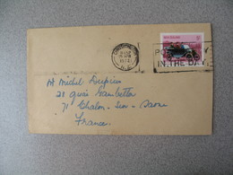 Nouvelle-Zélande Christchurch  1972   Lettre  Pour La France - New Zealand Cover  ( Timbre Voiture ) - Cartas & Documentos