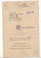 Certificat D'inscription Sur Une Liste électorale , Le Maire: Jacques Chaban Delmas , Bordeaux,  1958 ,  3 Scans - Unclassified