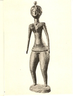 Sculpture Africaine-tribu Temne-statuette De Femme-cpm - Sierra Leone