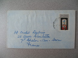 Nouvelle-Zélande Spreydon 1972 Lettre  Pour La France - New Zealand Cover ( Timbre Noël - Christmas  ) - Cartas & Documentos