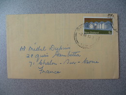 Nouvelle-Zélande Spreydon 1973 Lettre  Pour La France - New Zealand Cover ( Timbre University Of Canterbury  ) - Storia Postale