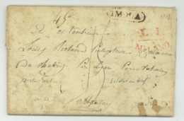 Armee D'Italie IMOLA 1807 Riolans Valencay Indre 20e Regiment Lettre De Soldat - Bolli Militari (ante 1900)