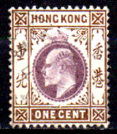 Hong-Kong-051-A - Emissione 1903-1911 - Re Eduardo VII (+) LH - Senza Difetti Occulti. - Ungebraucht