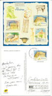 Athènes, Capitale Européenne,belle Carte Postale "Panthéon", Adressée Andorra - Tarjetas Cartas