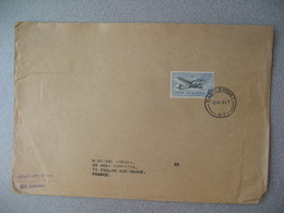 Nouvelle-Zélande Castlepoint 1969   Pour La France - New Zealand Cover ( Timbre Avion NAC ) - Lettres & Documents