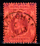 Hong-Kong-053-A - Emissione 1903-1911 - Re Eduardo VII - Senza Difetti Occulti. - Oblitérés