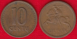 Lithuania 10 Centu 1991 Km#88 Bronze - Litouwen