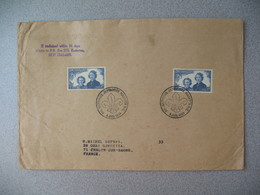 Nouvelle-Zélande National Jamborée Kalapoi 1969  Lettre  pour La France - New Zealand Cover Timbre Santé-  Stamp Health - Brieven En Documenten