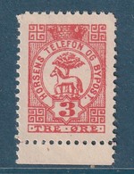 Emissions Locales - HORSENS TELEFON - Tre Ore - - Local Post Stamps