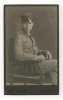 Fotografie Portrait Soldat WK1 Jul. Pingel Nordenham A.W. 10,5x6,5 Cm - Nordenham