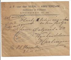 Amsterdam>Harlingen Per S.S.Heemstra. Vol Vervoerd. 3.6.10 - Covers & Documents