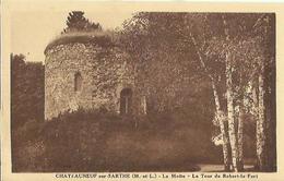8887 CPA Châteauneuf Sur Sarthe - La Motte - La Tour De Robert Le Fort - Chateauneuf Sur Sarthe