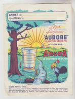 PROTEGE CAHIER ILLUSTRE MOUTARDE AMORA "AURORE LE NOUVEAU VERRE FIN" - Moutardes