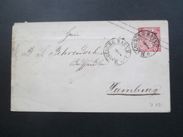 Altdeutschland NDP 1868 GA Umschlag U1 Ab Stempel K2 Magdeburg Bahnhof (2x) - Postwaardestukken