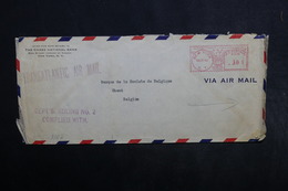 ETATS UNIS - Enveloppe Commerciale De New York Pour La Belgique En 1940 Avec Contrôle Postal Allemand - L 33944 - Marcofilia