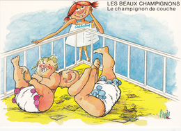 PAGES Raymond - Champignon Enfant Bebe Carte De J Guieux  - CPM 10,5x15 TBE 1991  Neuve Carte Specimen 1er Tirage Refusé - Pages