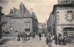 29-LANDERNEAU- LE PONT D'ELORN UN JOUR DE MARCHE - Landerneau