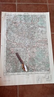 1955 BIJELJINA BIH BOSNIA JNA YUGOSLAVIA ARMY MAP MILITARY CHART PLAN RASTOŠNICA ROŽANJ SAPNA GODUŠ VRBAJ SNIJEŽNICA - Topographical Maps