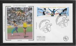 Thème Athlétisme - Jeux Olympiques - Sports - Enveloppe - Athlétisme