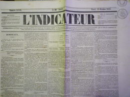GP 2019 - 1681  JOURNAL  "L'INDICATEUR"  Du 18 Octobre 1953  XXXX - Non Classés