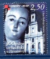 CROATIA 2003 Tercentenary Of Ursulines  MNH / ** .  Michel  663 - Croatia