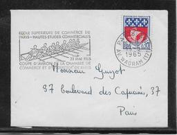 Thème Aviron - Jeux Olympiques - Sports - Enveloppe - Rowing