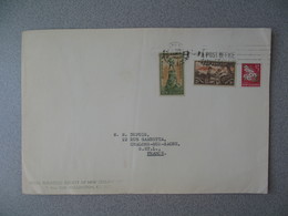 Nouvelle-Zélande Masterton 1966 Lettre Royal Philatelic Society   pour France - New Zealand Cover Fleur Santé Health - Briefe U. Dokumente