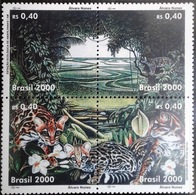 BRAZIL #2752 -  OCELOT ( Felis Tigrina)  -  ENVIRONMENT PRESERVATION  - MINT  4(+) -  2000 - Unused Stamps