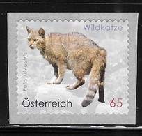 Austria 2010 Wild Cat Self Adhesive MNH - 2001-10 Nuovi & Linguelle